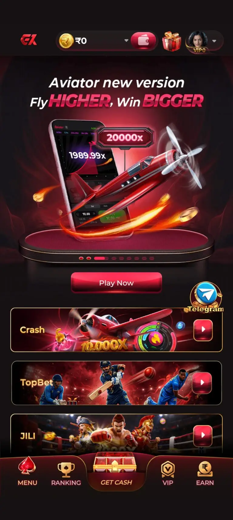 EK7 Game interface
