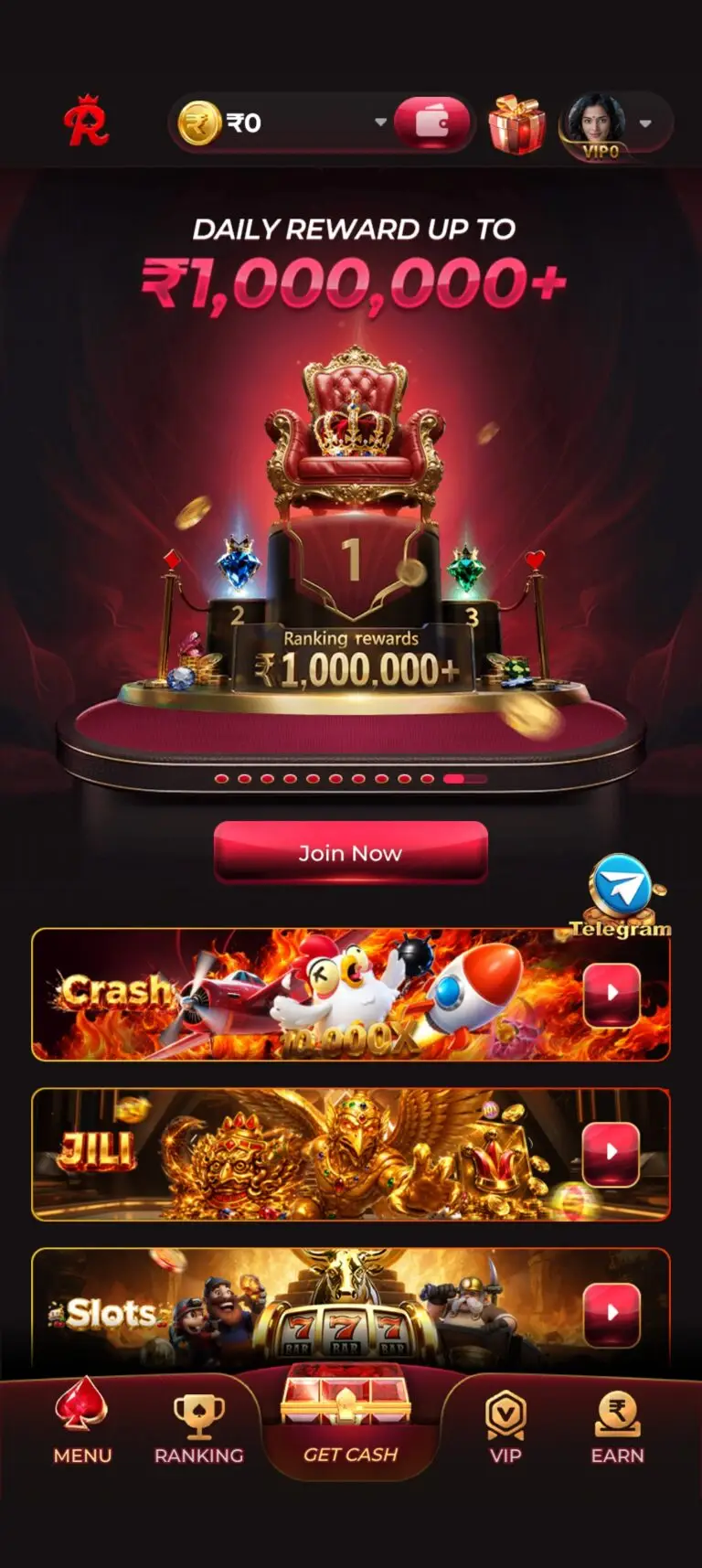RAJACE Game interface