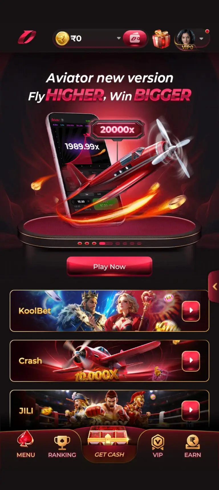Top One Game interface