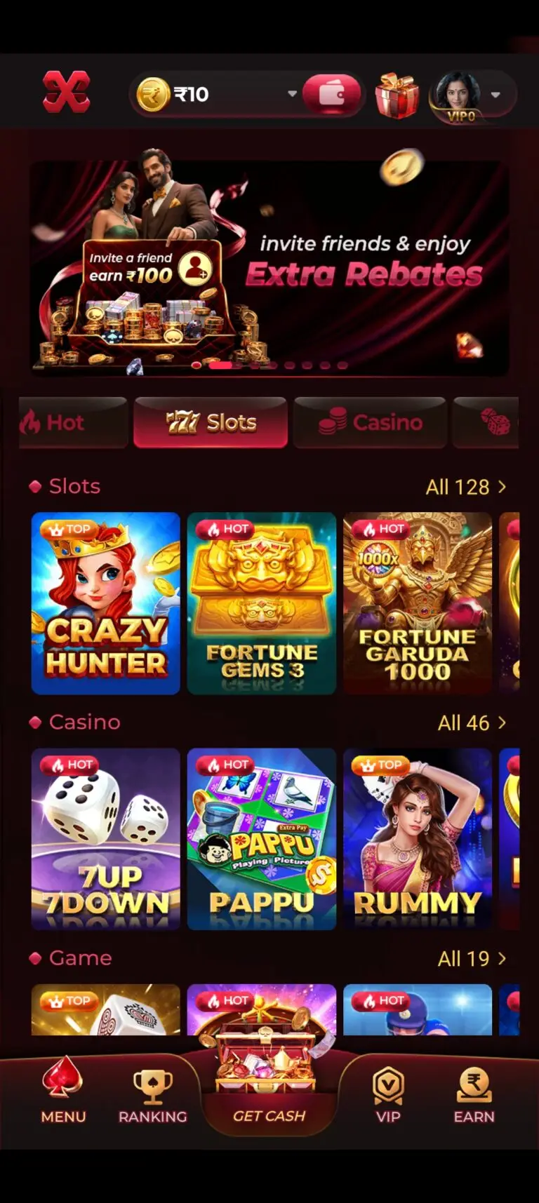X89 Game interface